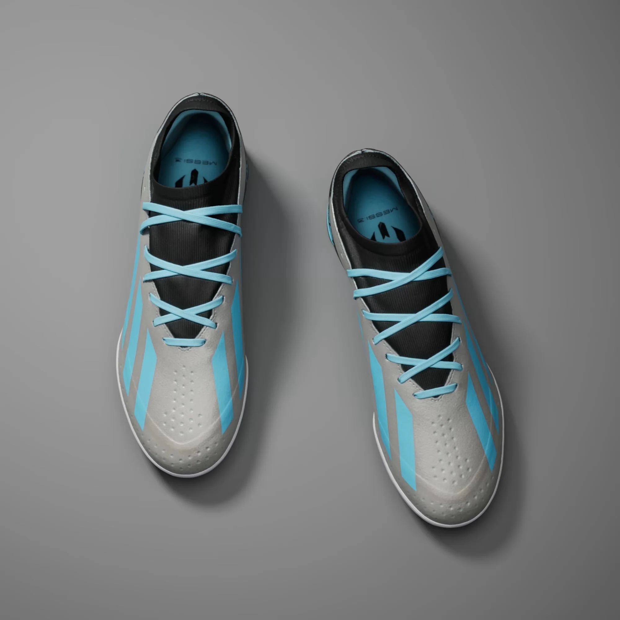 X Crazyfast Messi.3 TF [Silver Met/Bliss Blue] - Image 4
